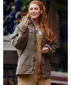 It Ends with Us Blake Lively Grey Jacket