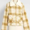 Izabela Vidovic Supergirl S6 Yellow Plaid Jacket
