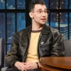 Jack Antonoff Brown Leather Jacket
