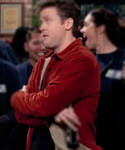 Jack Cutmore-Scott Frasier Freddy Crane Red Corduroy Jacket