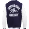 Jackson State University Navy White Wool Varsity Jacket