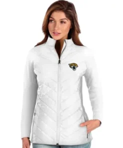 Jacksonville Jaguars Carlos White Puffer Jacket