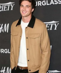 Jacob Elordi Noah Flynn The Kissing Booth 2 Beige Cotton Jacket