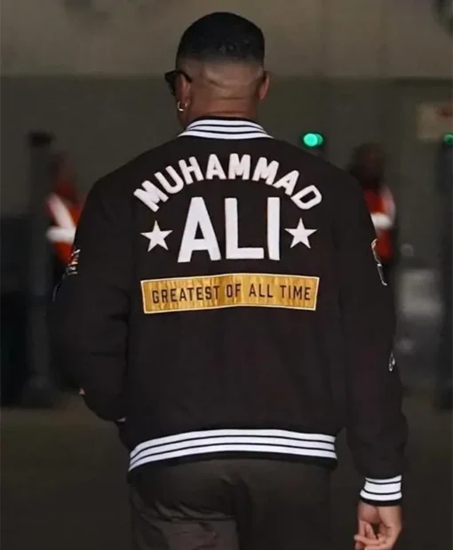 Jalen Hurts Muhammad Ali Greatest Of All Time Brown Letterman Varsity Jacket