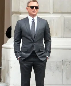 James Bond Spectre Grey Pinstripe Suit