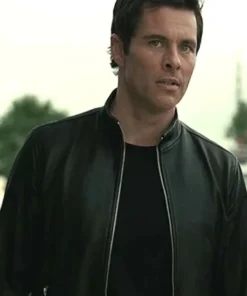 James Marsden Westworld S04 Leather Black Jacket