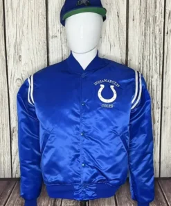 Jameson Indianapolis Colts Vintage Blue Varsity Jacket