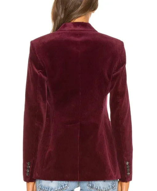 Jane Levy Zoeys Extraordinary Playlist Zoey Clarke Velvet Maroon Blazer