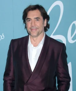 Javier Bardem Being The Ricardos Event Maroon Blazer