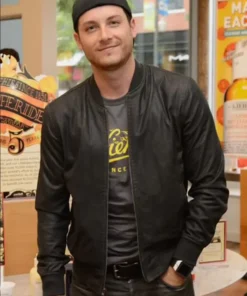 Jay Halstead Chicago P.D Black Leather Bomber Jacket