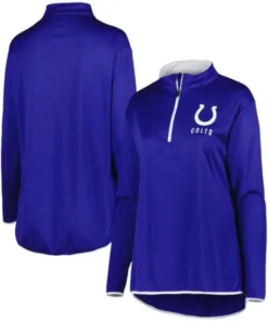 Jayden Indianapolis Colts Blue Pullover Jacket