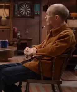 Jefferson White Tv Series Yellowstone Season 5 Jimmy Hurdstrom Brown Suede Leather Jacket