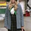 Jenny Humphrey Gossip Girl Grey Coat