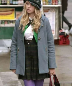 Jenny Humphrey Gossip Girl Grey Coat