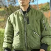 Jeon Bae-soo All Of Us Are Dead Green Bomber Jacket