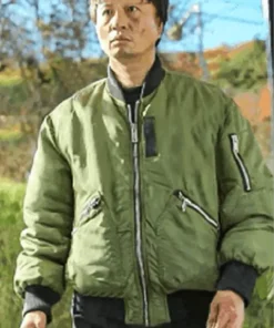 Jeon Bae-soo All Of Us Are Dead Green Bomber Jacket
