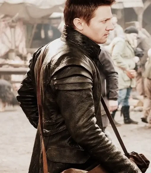Jeremy Renner TV-Series Hansel And Gretel Witch Hunters Hansel Black Leather Coat