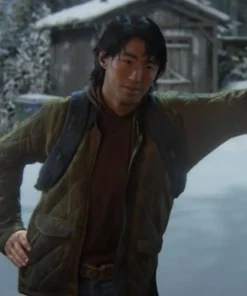 Jesse The Last Of Us Part II Quilted Brown Cotton Jacket
