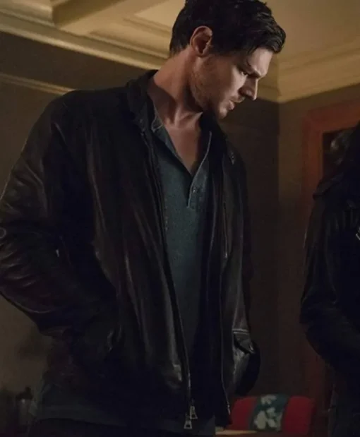 Jessica Jones Erik Gelden Leather Black Jacket