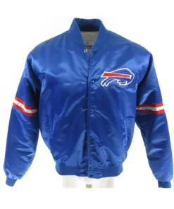 Jock Buffalo Bills Vintage 80s Satin Varsity Jacket