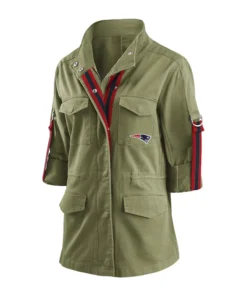 Joelynn New England Patriots Green Jacket