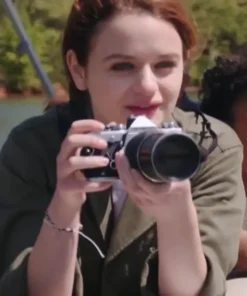 Joey King The In Between Green Cotton Jacket