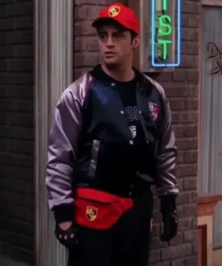 Friends S06 Joey Tribbiani Satin Bomber Jacket