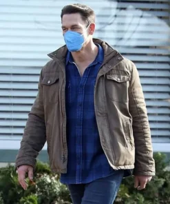 John Cena 2021 Movie Suicide Squad Peacemaker Brown Cotton Jacket