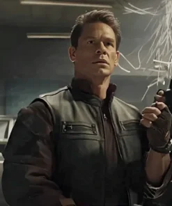 John Cena Hidden Strike 2023 Leather Vest