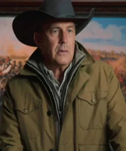 John Dutton Yellowstone Cotton Green Jacket