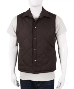 John Dutton Yellowstone Quilted Vest For Men And Women