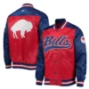 Johnnie Buffalo Bills Team Full-Snap Satin Varsity Jacket