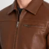Johnny Leather Brown Jacket