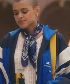 Jordan Alexander Gossip Girl S02 Blue Color-Block Jacket
