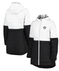 Jordan Las Vegas Raiders Quilted Coat With Hood