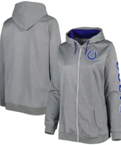 Joseph Indianapolis Colts Grey Hooded Jacket