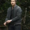 Josh Dallas Manifest Leather Bomber Jacket