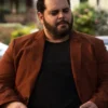 Josh Gad Wolf Like Me Brown Blazer Wool Coat
