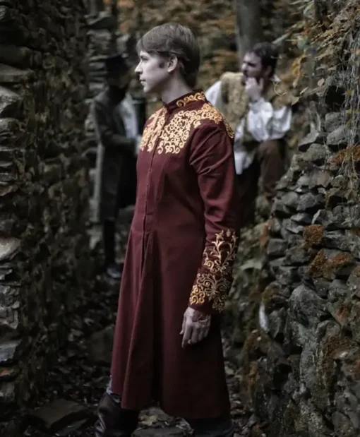 Josha Stradowski TV Series The Wheel of Time Rand Al’Thor Long Red Trench Wool Coat