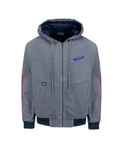 Judy Buffalo Bills Blue and Grey Full-Zip Hooded Jacket