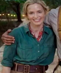 Jungle Cruise Lily Houghton Green Cotton Jacket