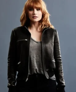 Jurassic World Claire Dearing Cropped Bomber Cotton Jacket
