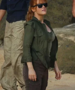 Jurassic World Claire Dearing Notched Collar Cotton Jacket