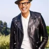 Jurassic World Dominion Jeff Goldblum Black Biker Jacket