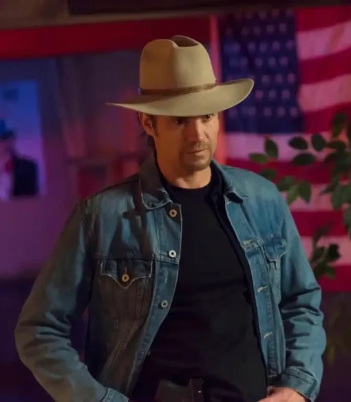 Justified City Primeval Raylan Givens Denim Jacket