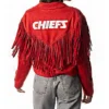 Kansas City Chiefs Fringe Red Jacket