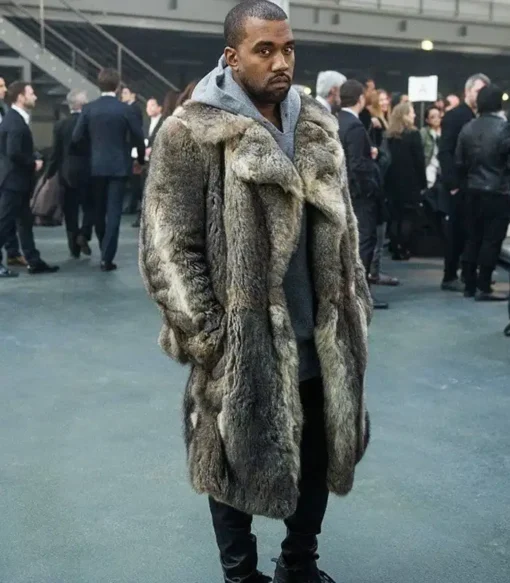 Kanye West Fur Long Coat