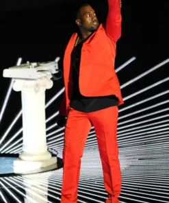 Kanye West MTV Award Show Red Suit