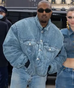 Kanye West Nobu Malibu Blue Denim Jacket For Men And Women