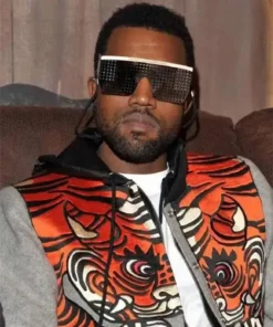 Kanye West Pastelle Tiger Letterman Varsity Jacket